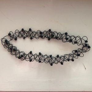 Black tattoo choker